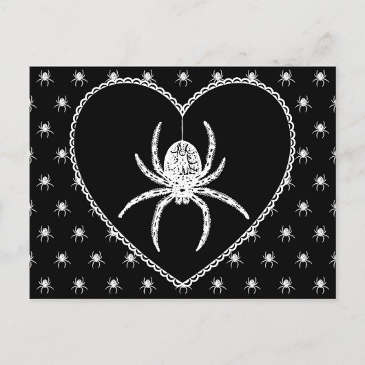Spider Heart Briefkaart (Voorkant)