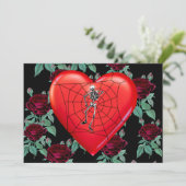 Spider Heart Kaart (Staand voorkant)