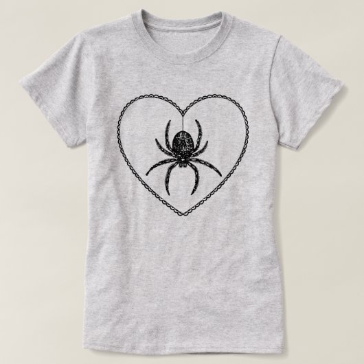 Spider Heart T-Shirt (Design voorkant)