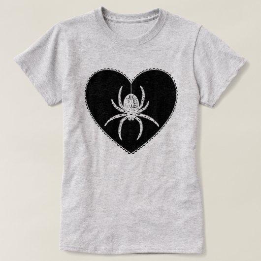 Spider Heart T-Shirt (Design voorkant)