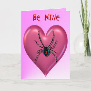 Spider Heart Valentijn Kaart