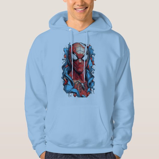 Spider Hero Web-Style Jacket Design Hoodie (Voorkant)