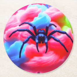Spider in Cotton Snoep Onderzetter