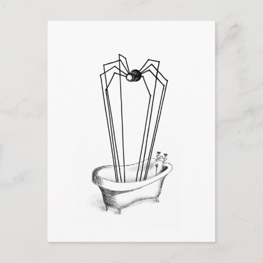 Spider in de Bath Briefkaart (Voorkant)
