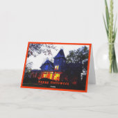 Spider in zijn web - kom langs voor een bezoek! kaart (Achterkant)