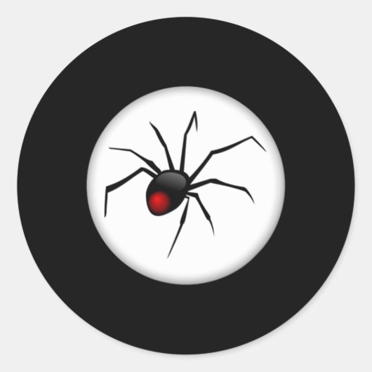Spider insect bug ronde sticker (Voorkant)