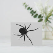 Spider Insects Spiders Arachnida Black Art Animal Briefkaart (Staand voorkant)