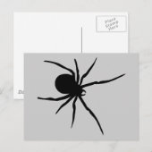 Spider Insects Spiders Arachnida Black Art Animal Briefkaart (Voorkant / Achterkant)