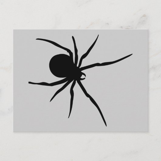 Spider Insects Spiders Arachnida Black Art Animal Briefkaart (Voorkant)