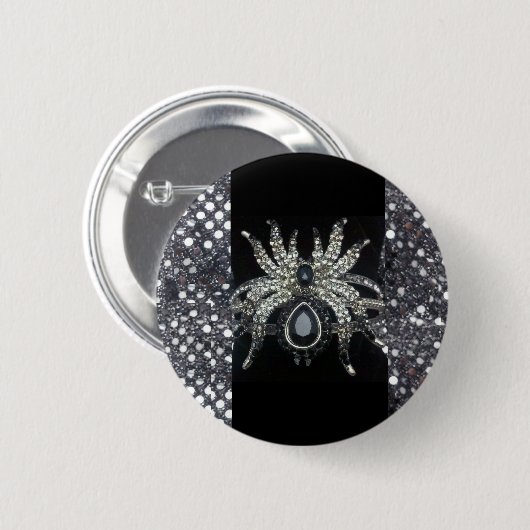 Spider Jewelry Print Button (Voorkant /achterkant)