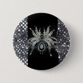 Spider Jewelry Print Button