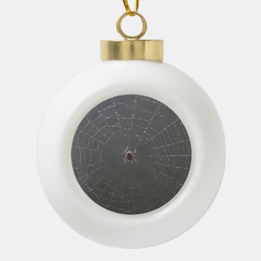 Spider Keramische Bal Ornament (Voorkant)
