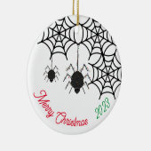 Spider kerst keramisch ornament (Rechts)