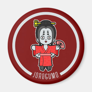 Spider Lady Jorogumo   Japanese Yokai Magneet