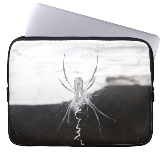 Spider laptophoes laptop sleeve (Voorkant)