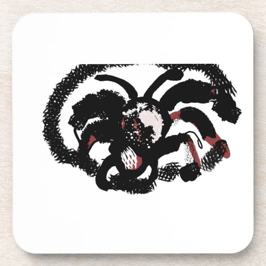 Spider latte joy bier onderzetter (Voorkant)