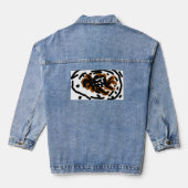 Spider Latte liefde Denim Jacket (Achterkant)