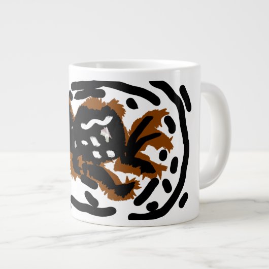 Spider Latte liefde Grote Koffiekop (Voorkant rechts)