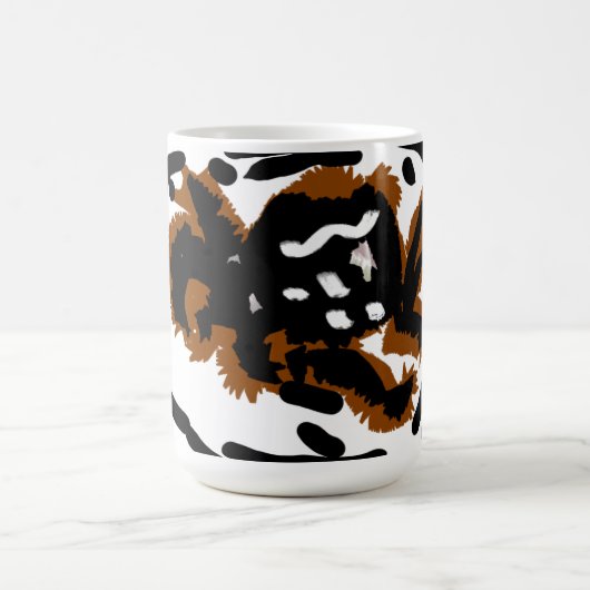 Spider Latte liefde Koffiemok (Center)