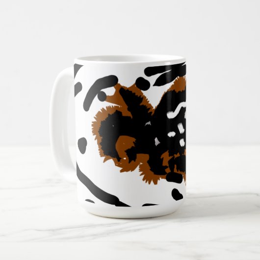 Spider Latte liefde Koffiemok (Voorkant links)