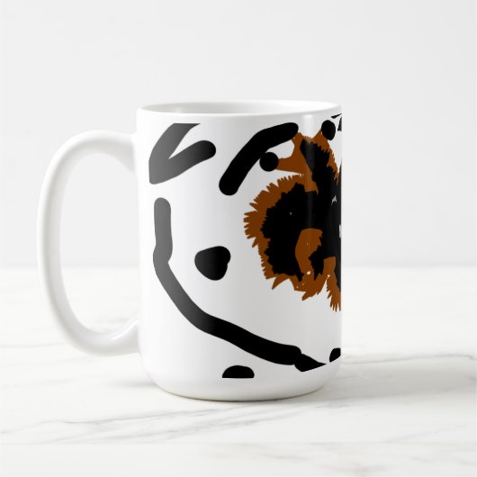 Spider Latte liefde Koffiemok (Links)