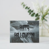 Spider Leg Halloween en Eerie Background Briefkaar Briefkaart (Staand voorkant)