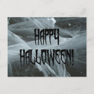 Spider Leg Halloween en Eerie Background Briefkaar Briefkaart