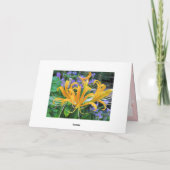 Spider Lily Kaart (Achterkant)