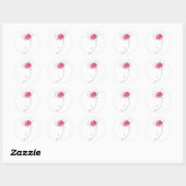 Spider Lily Ronde Sticker (Vel)