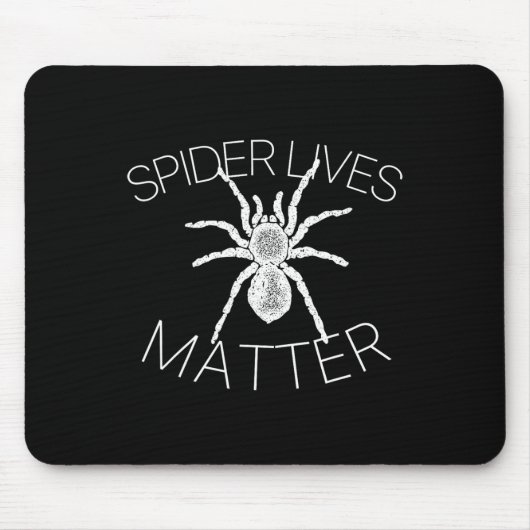 Spider Lives Probleem Grappig Insect Meme T-Shirt Muismat (Voorkant)