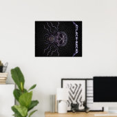 Spider Lovers | Cute Spider Cool Spider Poster (Thuiskantoor)