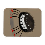 Spider Lovers Gift | Een glimlachend spinmonster Magneet (Horizontaal)