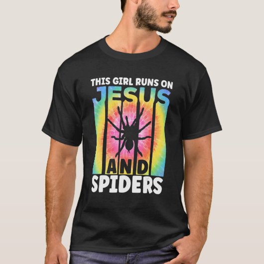 Spider Lovers Schattige Spider Apparel voor Vrouwe T-shirt (Voorkant)