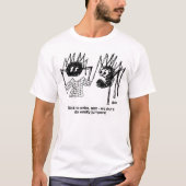 Spider Maakt een Jumper In plaats van een Web T-shirt (Voorkant)