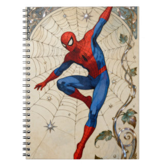 Spider Man Art Nouveau Notitieboek