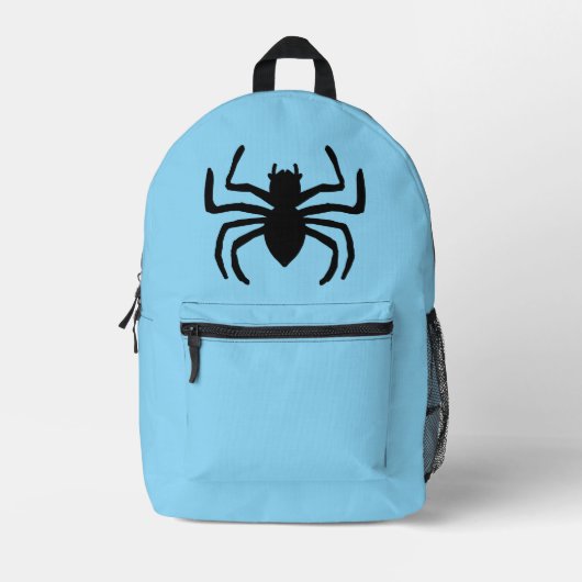 Spider man blauw bedrukte rugzak (Voorkant)