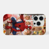Spider-man takes a selfie with cute japanese maids iPhone hoesje (Achterkant horizontaal)