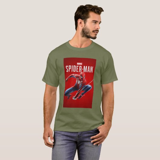 Spider Mannen-shirt T-shirt (Voorkant volledig)