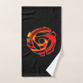 Spider met 45 rpm bad handdoek (Handdoek)