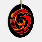 Spider met 45 rpm keramisch ornament (Rechts)