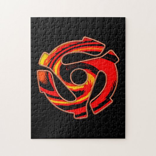 Spider met 45 rpm legpuzzel (Verticaal)