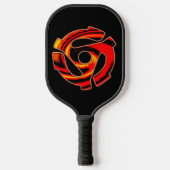 Spider met 45 rpm pickleball paddle (Voorkant)