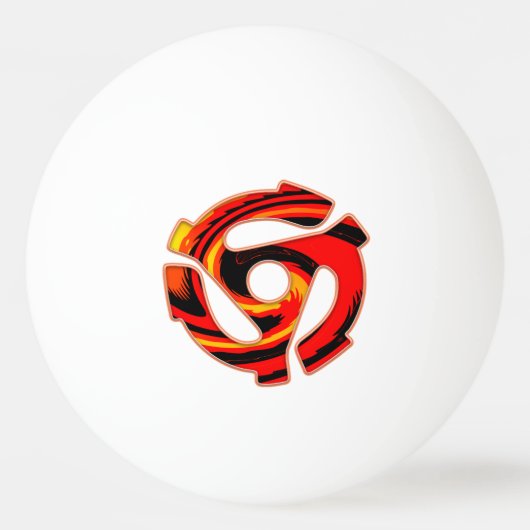 Spider met 45 rpm pingpongbal (Voorkant)