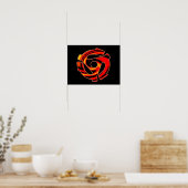 Spider met 45 rpm poster (Keuken)