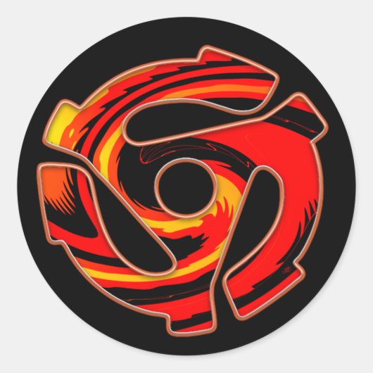 Spider met 45 rpm ronde sticker (Voorkant)