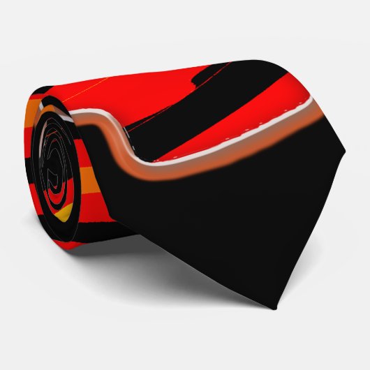 Spider met 45 rpm stropdas (Opgerold)