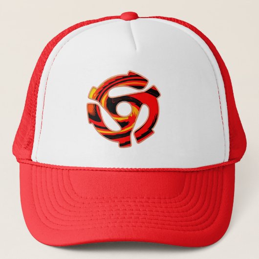 Spider met 45 rpm trucker pet (Voorkant)