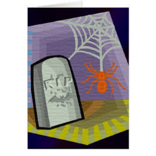 Spider met web- en RIP-teller