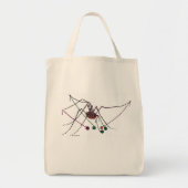 Spider met Yarn Tote Bag (Voorkant)