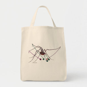Spider met Yarn Tote Bag